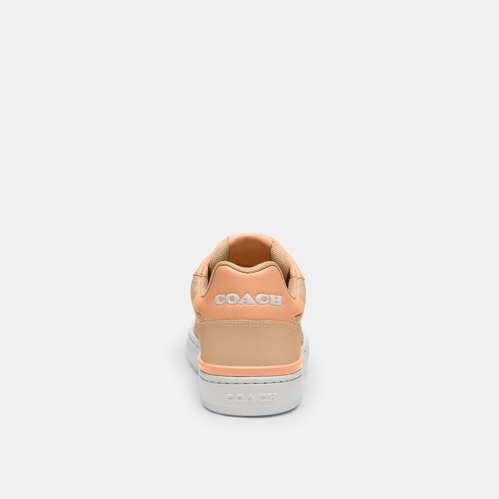 Clip Low Top Sneaker In Signature Jacquard - Picture 2 of 3